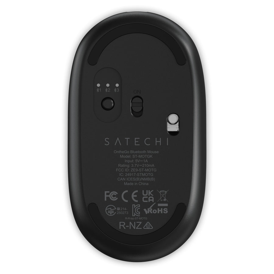 SATECHI OntheGo Mouse  (Black)