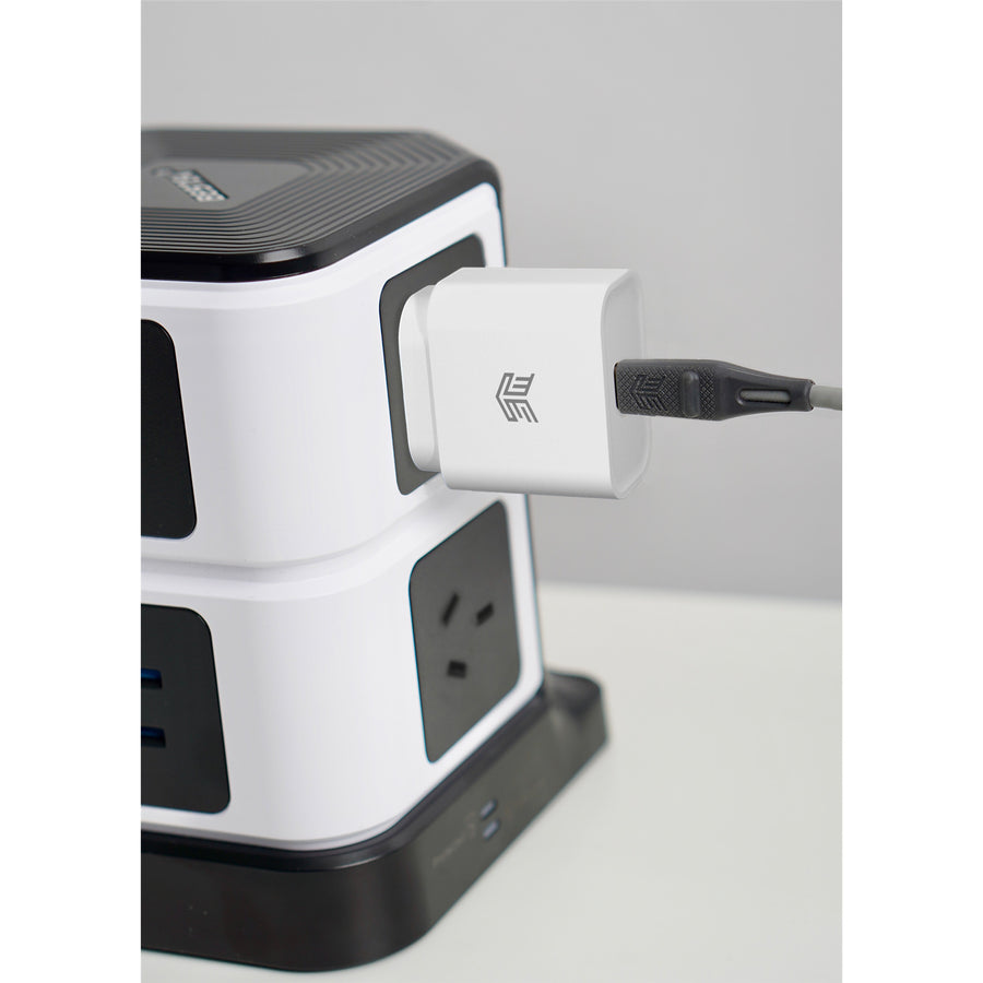 STM-931-318Z-01 - STM 20W USB-C-Netzteil (AUNZ-Stecker) - Weiß