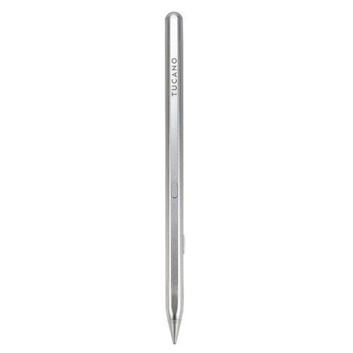 Tucano Silver Stylus Pencil 2 for iPad Active capacitive pencil designed for all iPads and with long battery life (up to approx. 15 hours*).