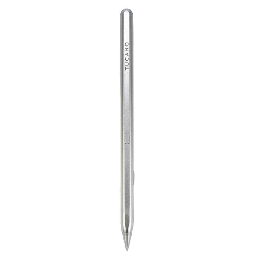 Tucano Silver Stylus Pencil 2 for iPad Active capacitive pencil designed for all iPads and with long battery life (up to approx. 15 hours*).