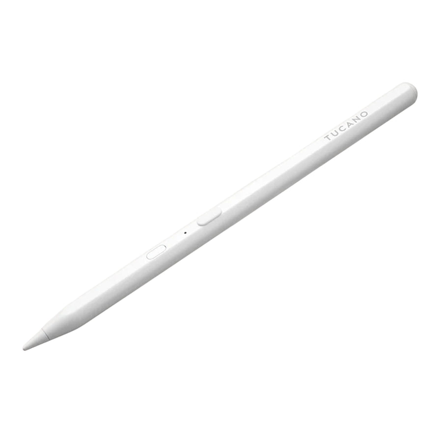Tucano White Stylus Pencil 3 for iPad Active capacitive pencil designed for all iPads and with long battery life (up to approx. 50 hours*).