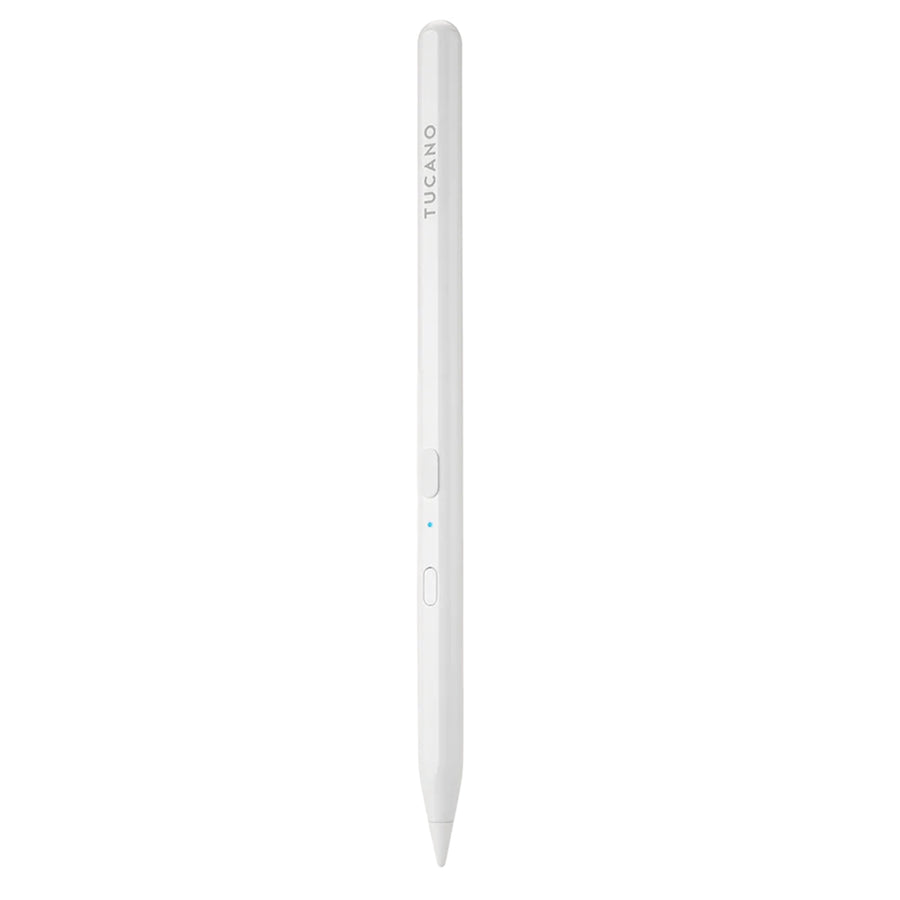 Tucano White Stylus Pencil 3 for iPad Active capacitive pencil designed for all iPads and with long battery life (up to approx. 50 hours*).
