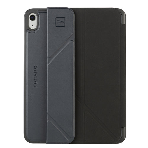 Tucano Bamboo Tablet Case for iPad 11" A16  &  10th Gen 10.9" - Black - With Apple Pencil Holder (Apple Pencil not include)