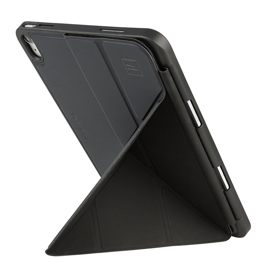Tucano Bamboo Tablet Case for iPad 11" A16  &  10th Gen 10.9" - Black - With Apple Pencil Holder (Apple Pencil not include)