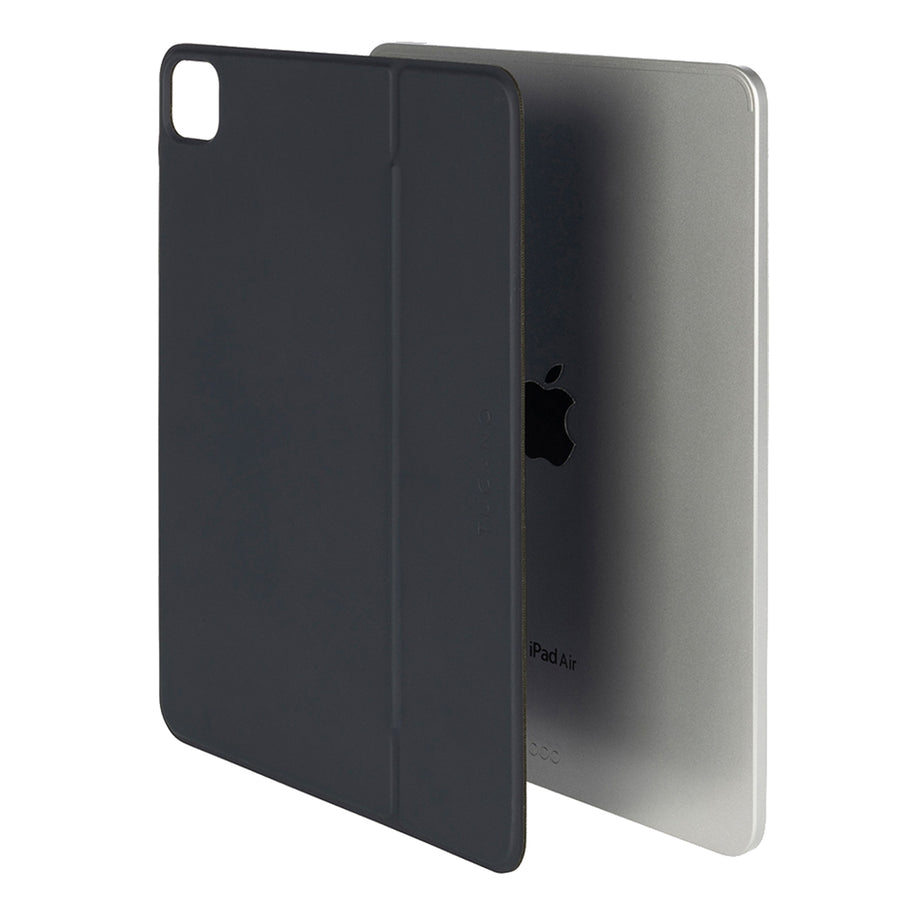 Tucano MAGNET - Magnetic Back Cover for iPad Air 11" ( M4/M3/M2 ) Magnetic back cover partially made from recycled plastic material. Lightweight with a minimalist design. Integrated hinge stand, perfect for reading, writing, or sketching on