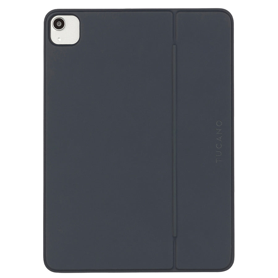 Tucano MAGNET - Magnetic Back Cover for iPad Air 11" ( M4/M3/M2 ) Magnetic back cover partially made from recycled plastic material. Lightweight with a minimalist design. Integrated hinge stand, perfect for reading, writing, or sketching on