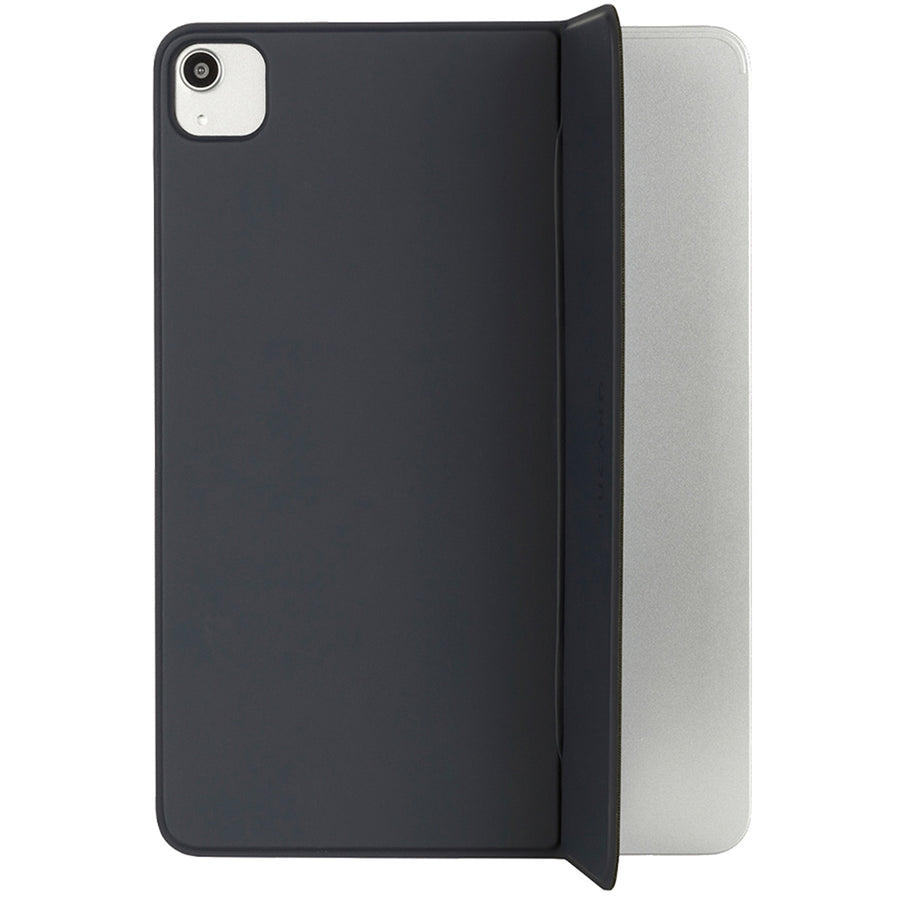 Tucano MAGNET - Magnetic Back Cover for iPad Air 11" ( M4/M3/M2 ) Magnetic back cover partially made from recycled plastic material. Lightweight with a minimalist design. Integrated hinge stand, perfect for reading, writing, or sketching on