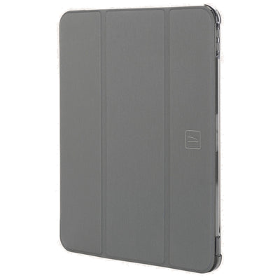 Tucano Satin Folio Case (Grey) for iPad 11" A16  &  10th Gen 10.9" (2022) - with internal compartment to store your Apple Pencil - Military standard test approved