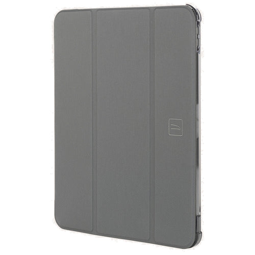 Tucano Satin Folio Case (Grey) for iPad 11" A16  &  10th Gen 10.9" (2022) - with internal compartment to store your Apple Pencil - Military standard test approved