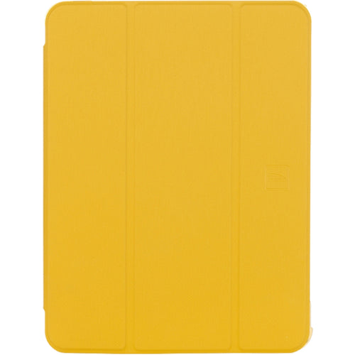 Tucano Satin Folio Case ( Dark Yellow ) for iPad Air 11"  ( M4/M3/M2 ) The Satin cover has an internal compartment to store your Apple Pencil - Military standard test approved