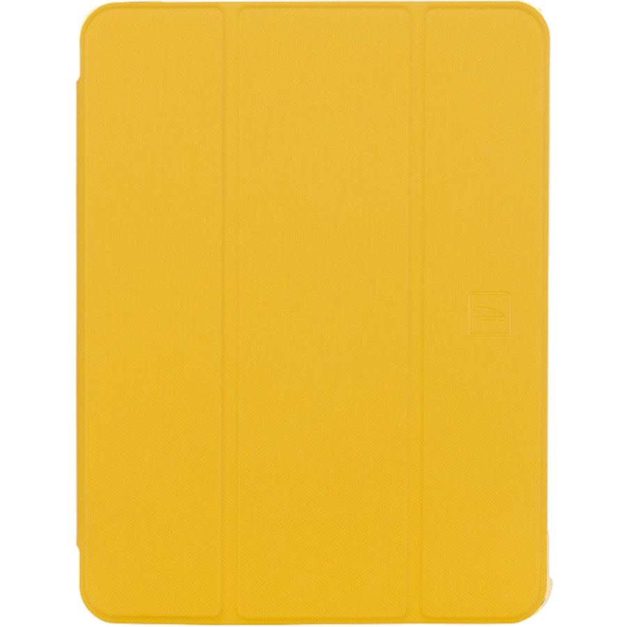 Tucano Satin Folio Case ( Dark Yellow ) for iPad Air 11"  ( M4/M3/M2 ) The Satin cover has an internal compartment to store your Apple Pencil - Military standard test approved