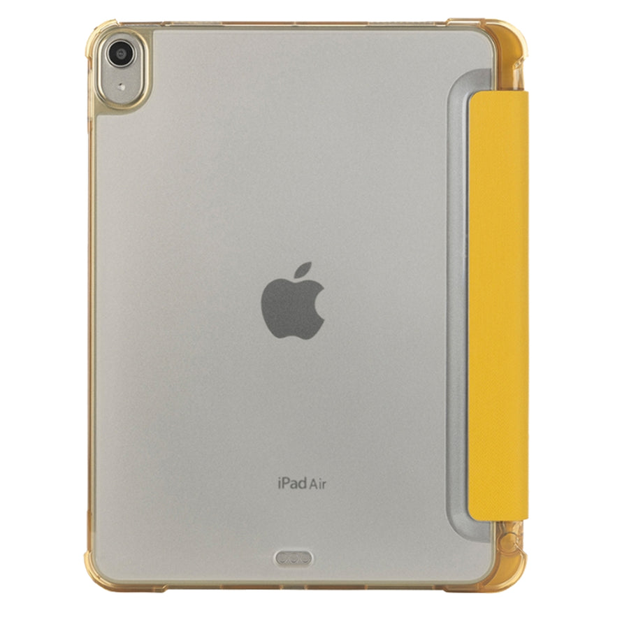 Tucano Satin Folio Case ( Dark Yellow ) for iPad Air 11"  ( M4/M3/M2 ) The Satin cover has an internal compartment to store your Apple Pencil - Military standard test approved