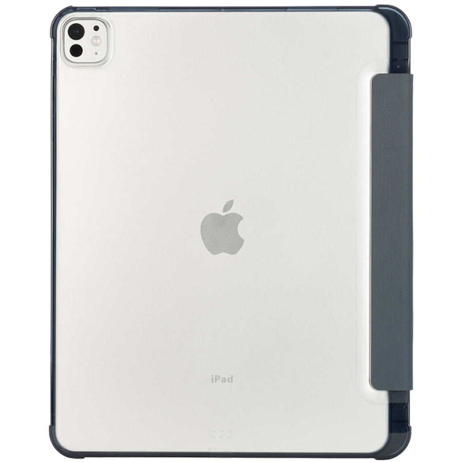 Tucano Satin Blue Black for iPad Pro 13" ( M5/M4 ) The Satin cover has an internal compartment to store your Apple Pencil - Military standard test approved