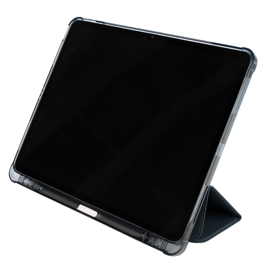 Tucano Satin Blue Black for iPad Pro 13" ( M5/M4 ) The Satin cover has an internal compartment to store your Apple Pencil - Military standard test approved