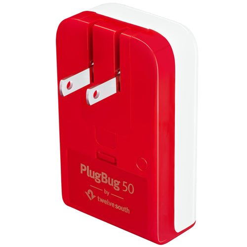 Twelve South PlugBug with Find My, 50W Travel Charger 2-Port 50W,Built-in Apple Find My, GaN-powered, includes adapters for US, CN, AU, EU, UK and KR