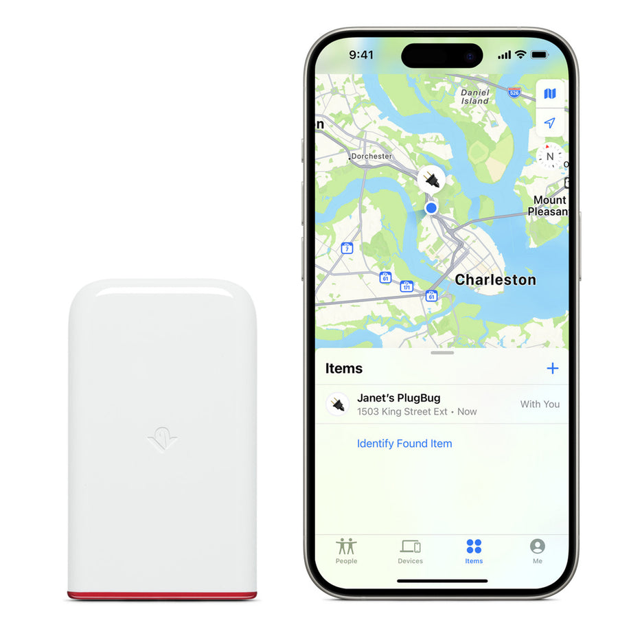 Twelve South PlugBug with Find My, 50W Travel Charger 2-Port 50W,Built-in Apple Find My, GaN-powered, includes adapters for US, CN, AU, EU, UK and KR