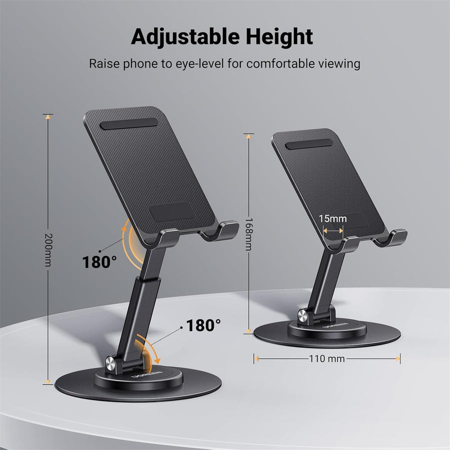 UGREEN UG-35152 Phone Stand Multi-Angle Adjustable Foldable Holder 360° Rotation