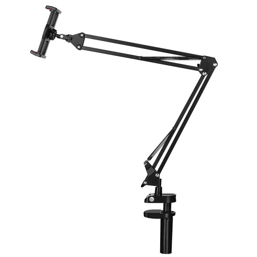 UGREEN 50394 Tablet / Phone Stand - Black, Folding Long Arm, Support with 4-12.9" Smart Phone / iPad / Nintedo Switch / Kindle