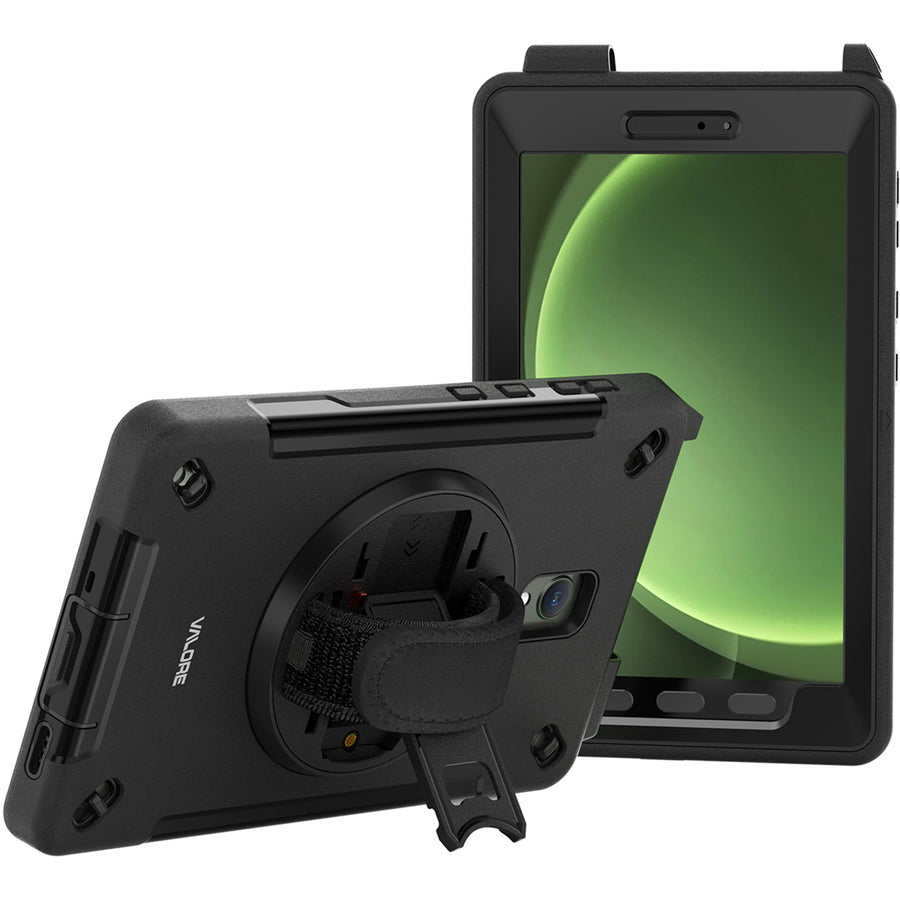 Valore Rugged Tablet Case With Shoulder Strap  / Hand Strap, screen protector & Kick-Stand  for Samsung Galaxy Tab Active 5 Tablet