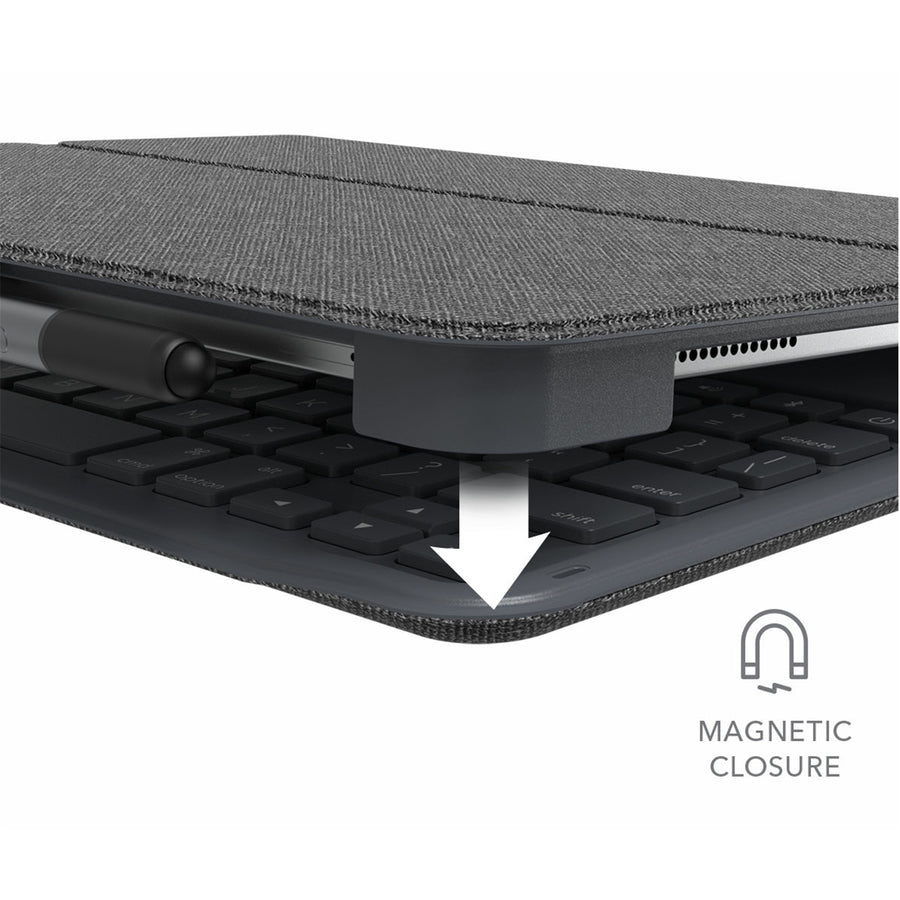 ZAGG Messenger Keyboard Folio Case for iPad Air 11" (  M4/ M3 /M2 ), iPad Pro 11" (1-5th Gen) and iPad Air 10.9" ( 4-6th Gen )