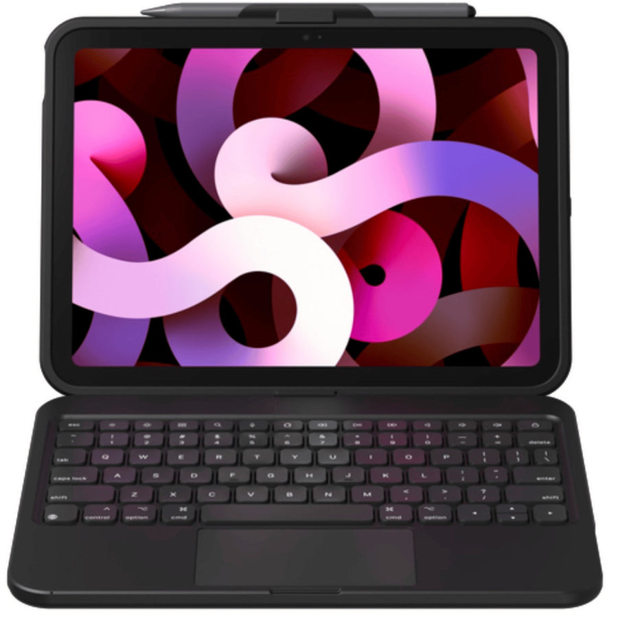 ZAGG Tough Keys Keyboard with trackpad USB-C Direct Connect for iPad A16 (2025), iPad 10th