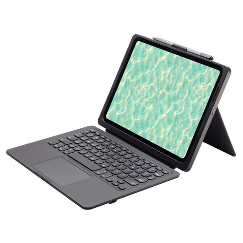 ZAGG Pro Keys Connect Keyboard Tablet Case for iPad Air 11" ( M4/ M3 / M2 ) - Durable case & direct connect keyboard with trackpad, kickstand, and pro typing experience