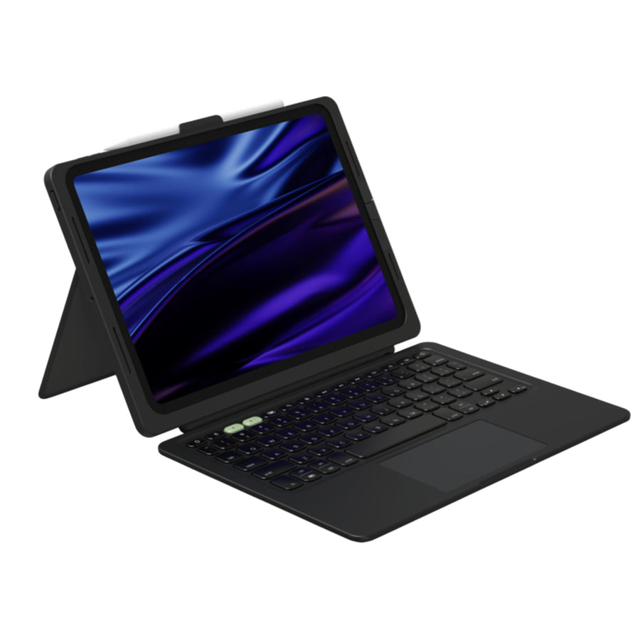 ZAGG Pro Keys Connect Keyboard Tablet Case with Trackpad  for  Apple iPad Pro 11" ( M5/M4 ) - Durable case & direct connect keyboard with trackpad, kickstand, and pro typing experience