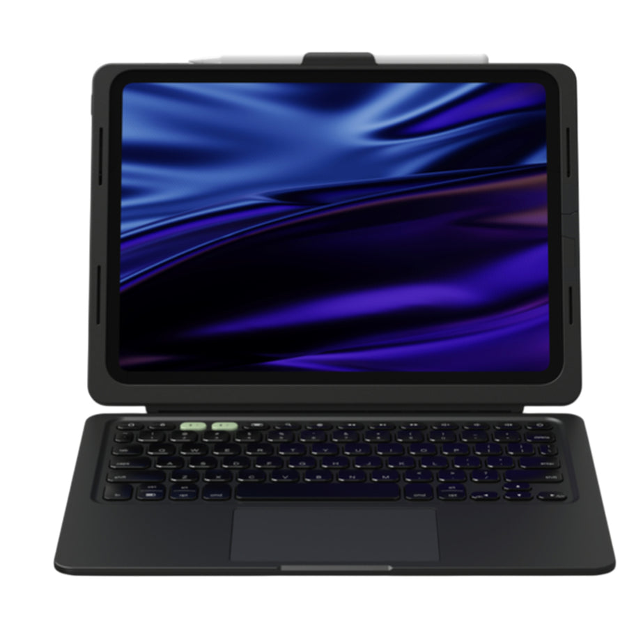 ZAGG Pro Keys Connect Keyboard Tablet Case with Trackpad  for  Apple iPad Pro 13" ( M5 / M4 ) - Durable case & direct connect keyboard with trackpad, kickstand, and pro typing experience