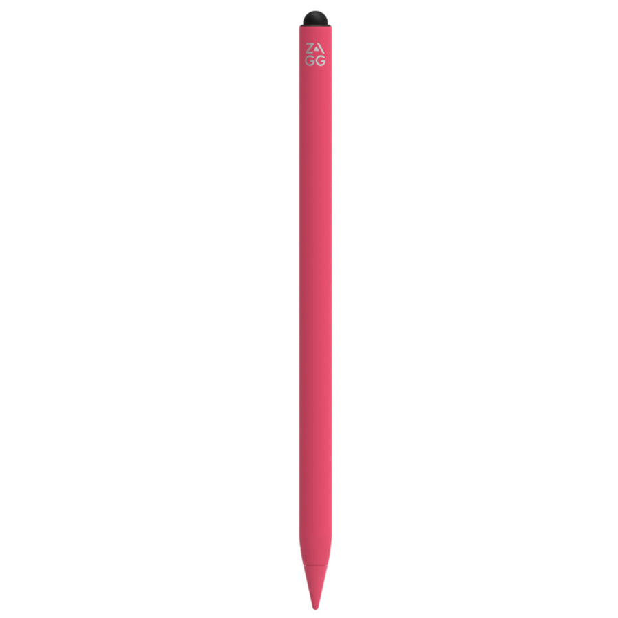 ZAGG Pro Stylus 2 Universal Stylus (Pink) – Aktiver Dual-Tip-Stylus mit kabelloser Ladefunktion – Für alle iPads ab 2018 (NICHT kompatibel mit iPad Pro (M4))