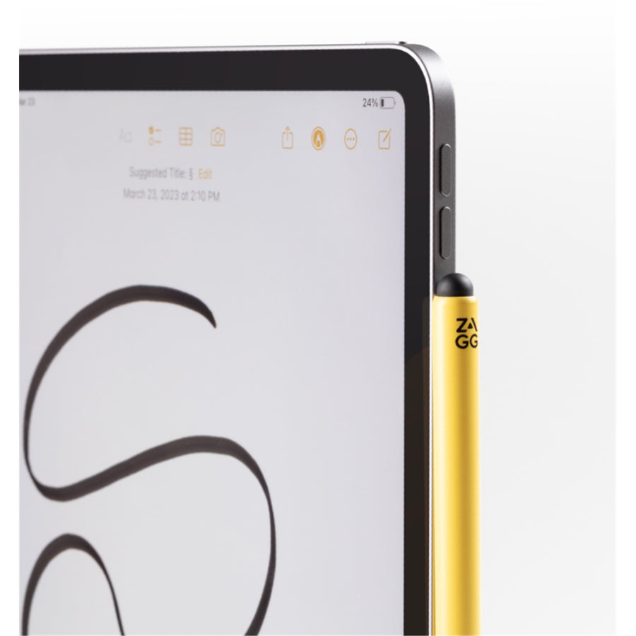 ZAGG Pro Stylus 2 Universal Stylus (Pink) – Aktiver Dual-Tip-Stylus mit kabelloser Ladefunktion – Für alle iPads ab 2018 (NICHT kompatibel mit iPad Pro (M4))