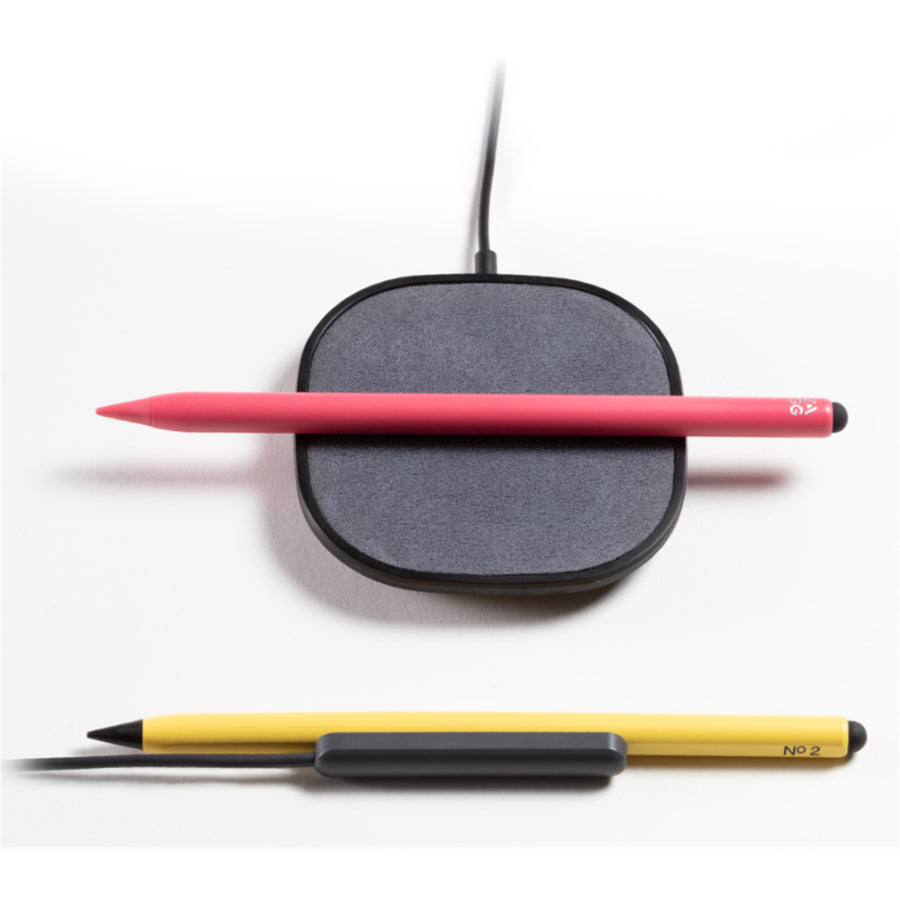 ZAGG Pro Stylus 2 Universal Stylus (Gelb) – Aktiver Stylus mit dualer Spitze und kabelloser Ladefunktion – Für alle iPads ab 2018 (NICHT kompatibel mit iPad Pro (M4))