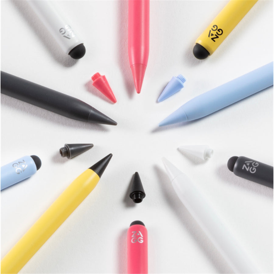 ZAGG Pro Stylus 2 Universal Stylus ( Blue ) -  Active, dual-tip stylus with wireless charging - For All iPads 2018 and newer, (NOT compatible with iPad Pro (M4))