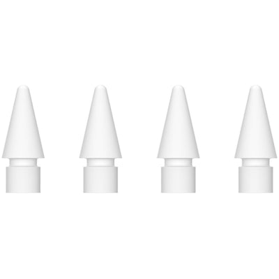 ZAGG Apple Pencil Replacement Tips for Apple Pencil Gen 1 & 2 White (Box of 4) ( Not Compataible with the New Pencil Pro )