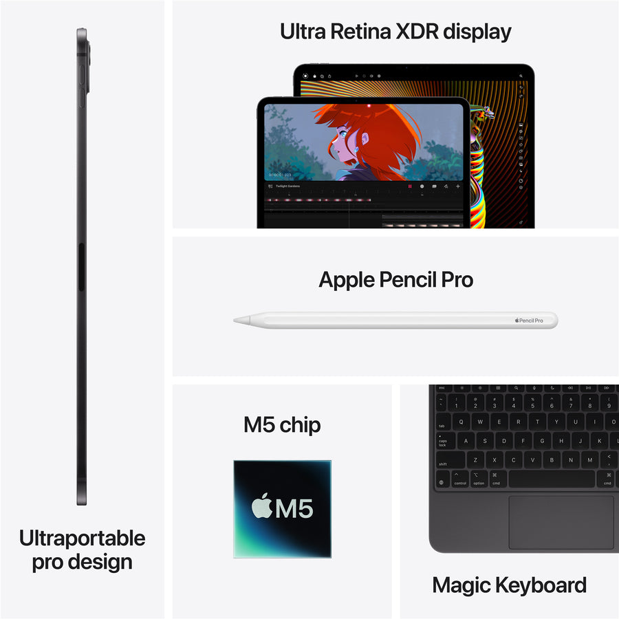 Apple MDYJ4X/A - IPAD PRO 13 (M5) WIFI 256GB SBLK