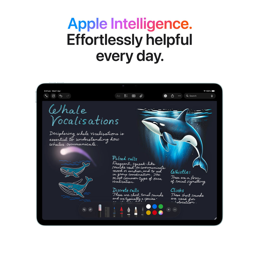 Apple 11-Inch iPad Air Wi-Fi - M4  (  Blue  )
