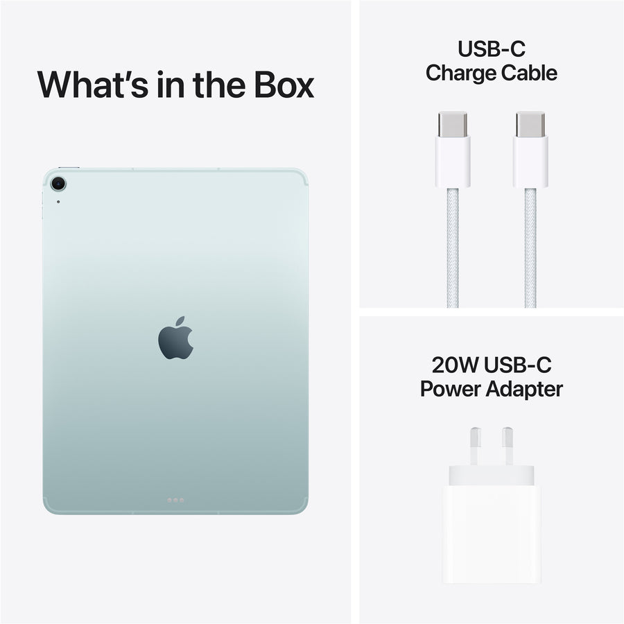 MH9J4X/A - Apple 13-inch iPad Air (M4) Wi-Fi + Cellular 256GB - Blue