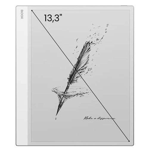 BOOX Note Max 13.3" B&W eReader - White