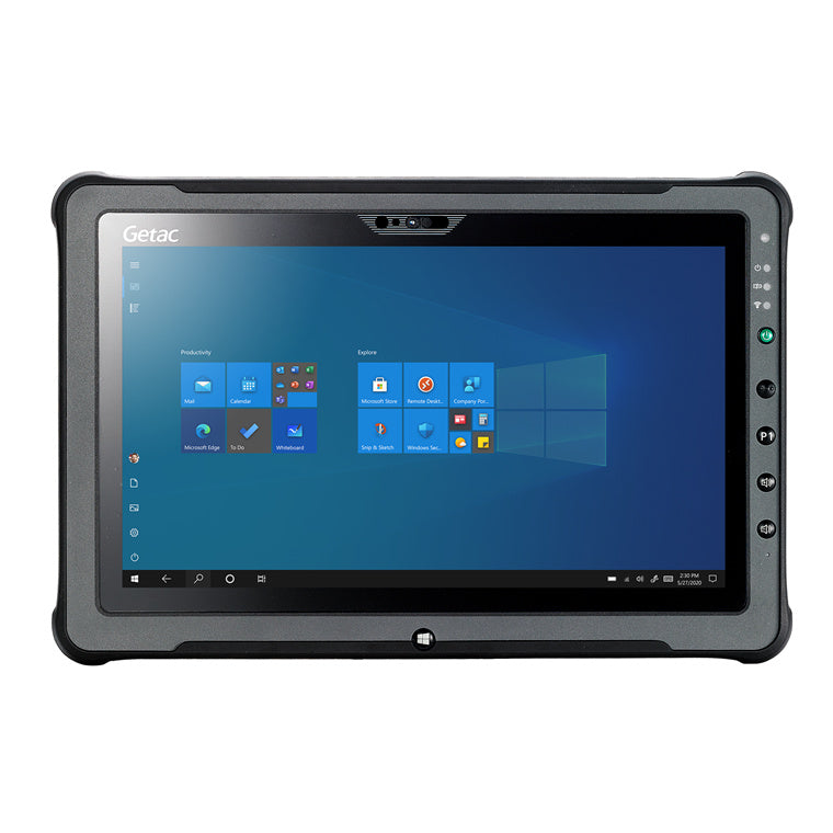 Getac F110G6 11.6", Intel Core i3-1115G4, Win.10 IoT Ent. 8GB RAM/ 256GB SSD.Sunlight Readable (full HD LCD+Touchscreen+hard Tip stylus), standard battery, WiFi+BT+Passthrough. no webcam, no rear camera, no adaptor. 3 Year Warranty.