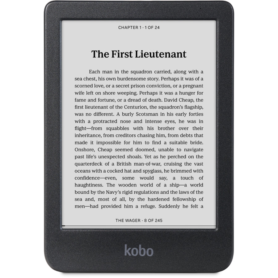 N365-KU-BK-K-EP - KOBO CLARA BW 6" E INK CARTA DISPLAY COMFORT LIGHT PRO & WATERPROOF E-READER