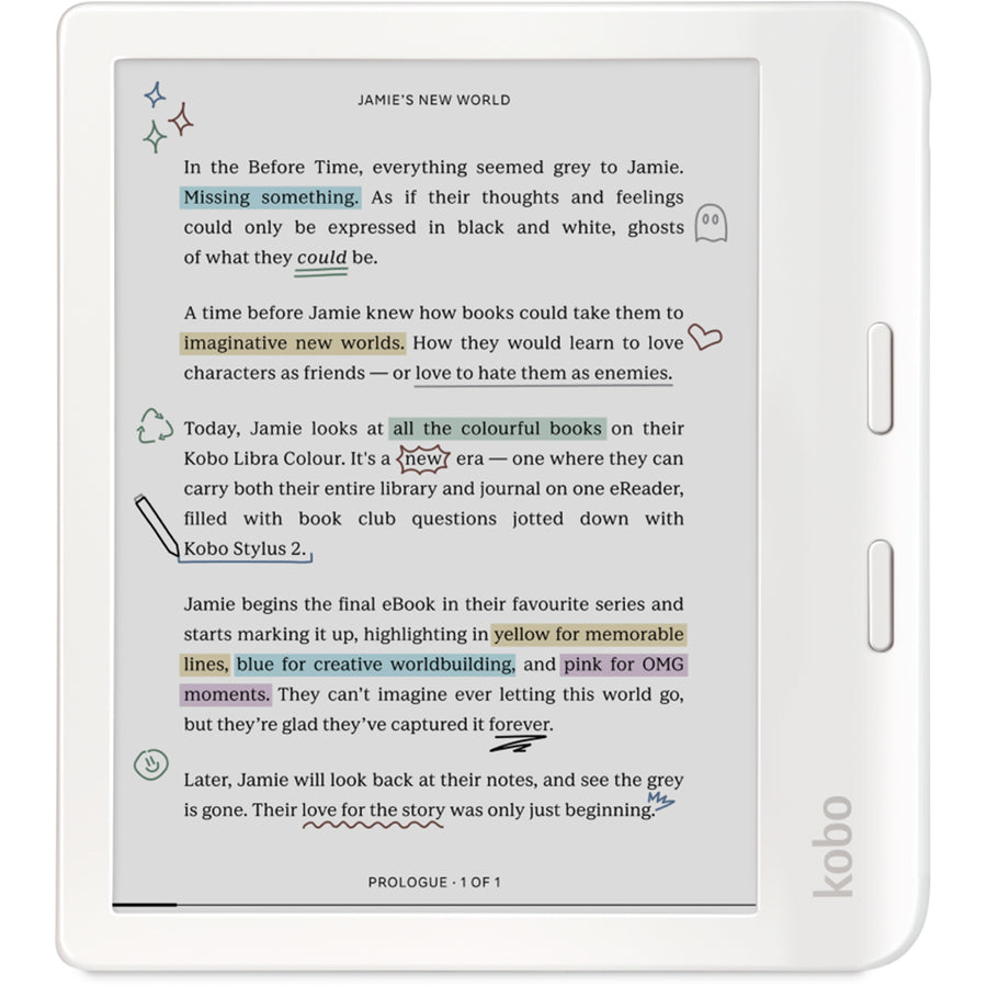 Kobo Libra Color  eReader - White