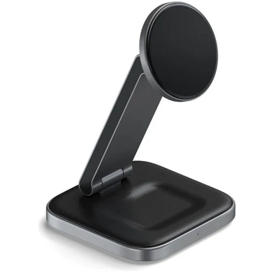 SATECHI 2-in-1 Foldable QI2 Wireless Charging Stand