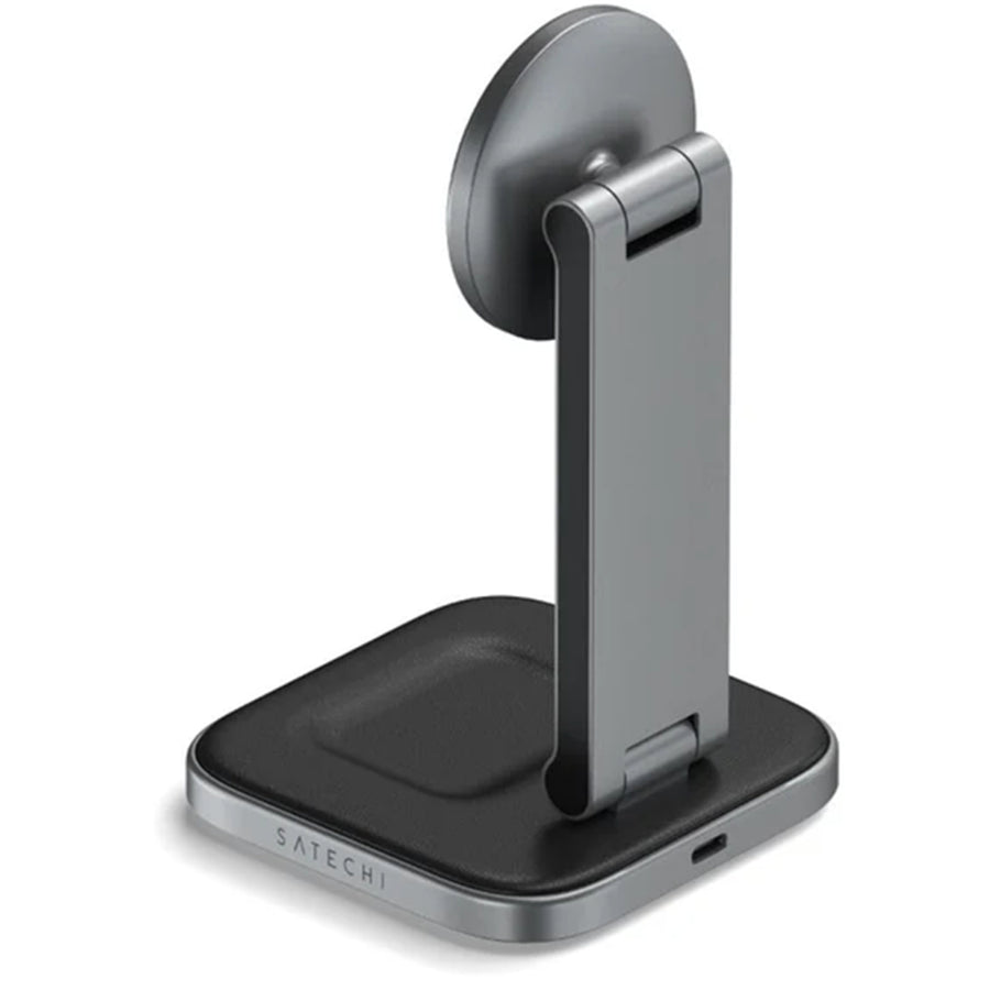 SATECHI 2-in-1 Foldable QI2 Wireless Charging Stand