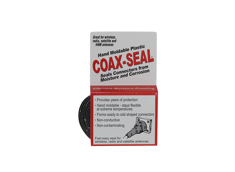 Universal Electronics TAPE-01 - Coax-Seal Hand Moldable Plastic Weatherproofing Tape, Half Inch Wide