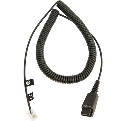 Jabra Cable Bottom Par Spiral QD RJ11
