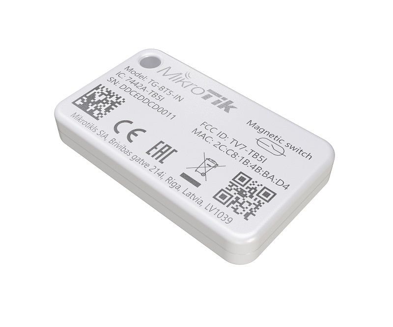 MikroTik TG-BT5-IN - Indoor Bluetooth Tag for MikroTik KNOT or other IoT Asset Tracking/Telemetry setups