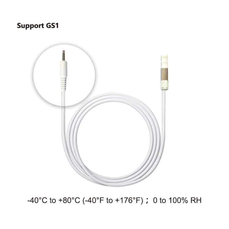 UbiBot TH30S-B-3M-R-Audio - TH30S-B-3M-R-Audio External 3 Metre Temperature & Humidity Probe for GS1