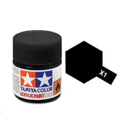 Tamiya Tamiya 81501 - X1  ACRYLIC 10ML BLACK
