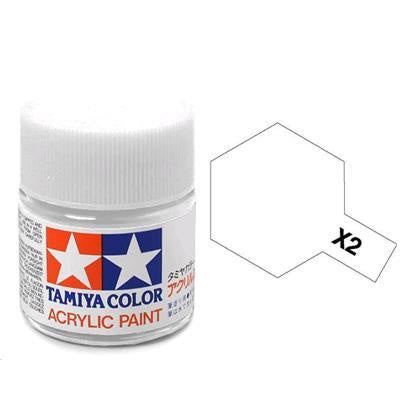 X2  ACRYLIC 10ML WHITE