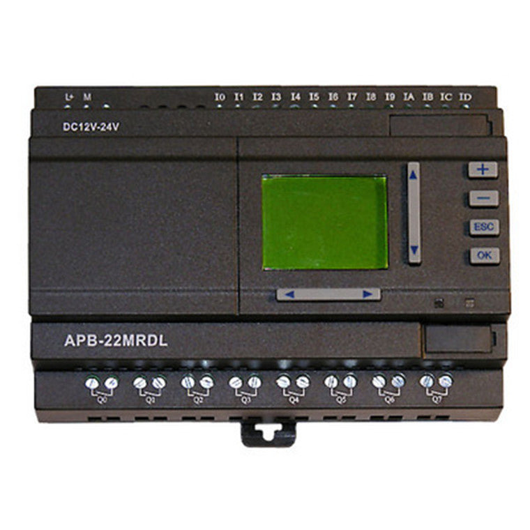 Array APB-22MRDL - PLC with LCD (DC version ) and USB programming cable
