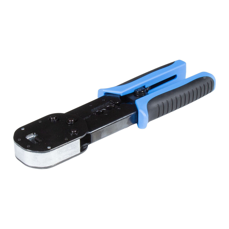 DYNAMIX CT-8CSTPEXT-V2 - RJ-45C6SR23x Crimp Tool to Terminate Cat6/6A Solid Shielded Round Modular Plugs